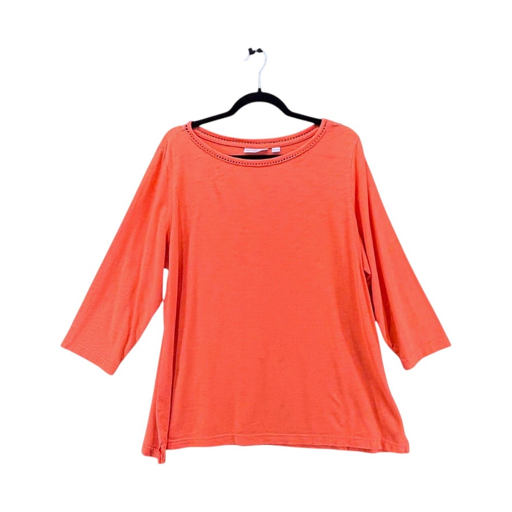 Belle by Kim Gravel Tunic Top Coral XL